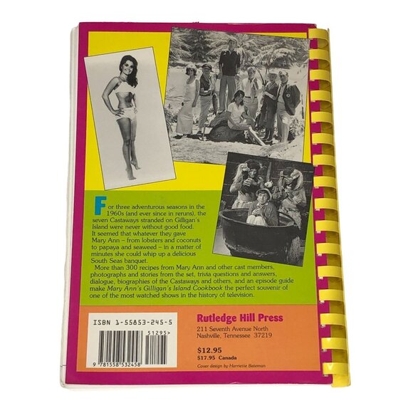 Mary Ann's Gilligan's Island Cookbook Recipe Book Dawn Wells Vintage Ken Beck Ji - Picture 3 of 11